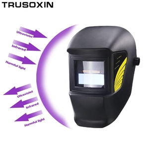 Casco de Soldadura Eléctrico con Oscurecimiento Automático Solar DIN11 con Batería de Litio Ligera, Gorra de Soldador para Equipos de Soldadura - Product Image 2