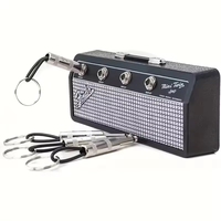 4 crochets muraux vintage pour clés d'amplificateur, support de prise de guitare, étagère fonctionnelle, accessoires pour la maison