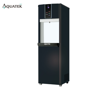 Distributeur d'eau automatique AQ-1523T 110-240V avec interrupteur de sécurité, écran tactile LCD noir et argent, 910W - Product Image 2
