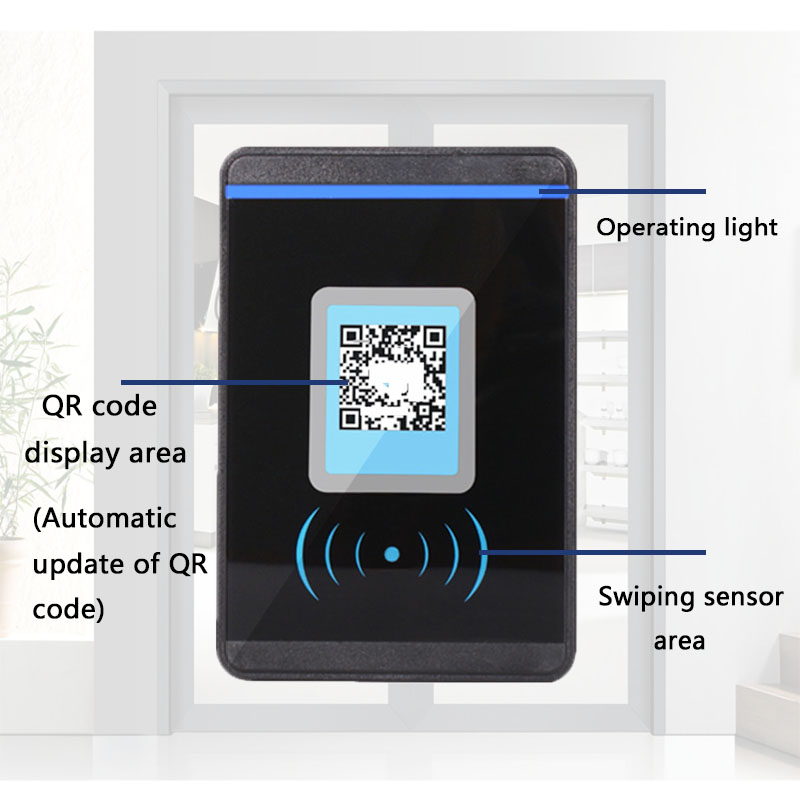 Qr code cloud access control products support wifi/Bluth, QR code scanning, mobile API remote, mobile visitors code sharing