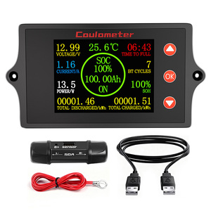 PZEM-041 test di capacità della batteria al litio 12V 48V 100V 50A mostra la corrente di tensione con allarme cicalino - Product Image 1