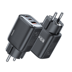 Toocki pequeño portátil Grouded 65W KR <span class=keywords><strong>enchufe</strong></span> 3 puertos Gan cargador <span class=keywords><strong>Usb</strong></span> C múltiple PD carga rápida para móviles portátiles y teléfonos - Product Image 6