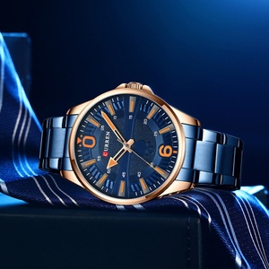 2022 Luxury Curren 8389 Band Custom <b>Automatic</b> Man Quartz Watch Stainless Steel 3Atm Sport Watch for Men - Product Image 5