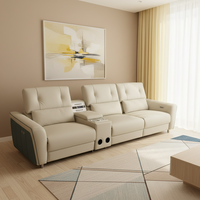 Multifunktionales Elektrisch Verstellbares Lounge-Sofa-Bett Elektrisch Verstellbares Schlafsofa für Wohnzimmer