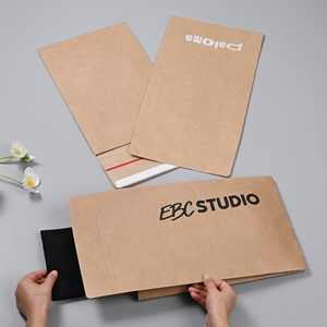 Bolsas de papel Kraft personalizadas al por mayor directas de fábrica con impresión de logotipo personalizado para <span class=keywords><strong>embalaje</strong></span> de ropa <span class=keywords><strong>y</strong></span> compras - Product Image 3