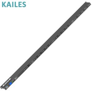 KAILES(KLS) Serie PDU de alta potencia 125A Trifásico 12 L6-30 + 1 Enchufe IEC320 C13 50-60HZ Sistema de gestión de tiras inteligentes Negro - Product Image 1