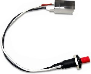 Kit d'<span class=keywords><strong>allumage</strong></span> piézoélectrique à bouton-poussoir 7509 avec électrodes en céramique filetées, adapté aux cheminées à gaz, fours, chauffages, etc. - Product Image 3