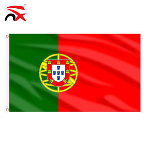 Bandera Personalizada Nuoxin para Eventos Deportivos de Fútbol al Aire Libre, 90*150cm, Poliéster, Banderas de Países como Portugal, Brasil, <span class=keywords><strong>Alemania</strong></span>, España, Impresión en Seda - Product Image 1
