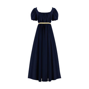 Regency <span class=keywords><strong>Romance</strong></span> estilo satén Vintage vestido <span class=keywords><strong>de</strong></span> fiesta Medieval cintura alta Jane Austen Cosplay disfraz para Halloween TV película tamaños - Product Image 5