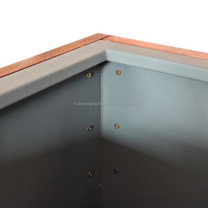 Jardinière <span class=keywords><strong>en</strong></span> acier galvanisé moderne et durable pour plantes d'<span class=keywords><strong>extérieur</strong></span>, jardinière <span class=keywords><strong>en</strong></span> bois WPC, jardinière personnalisée, <span class=keywords><strong>pot</strong></span> de fleurs - Product Image 4