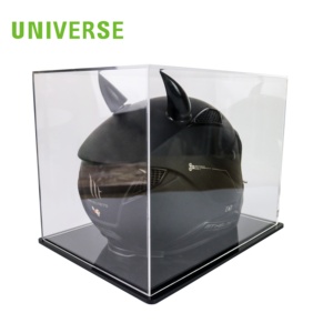 UNIVERSE Custom high quality clear acrylic helmet display box