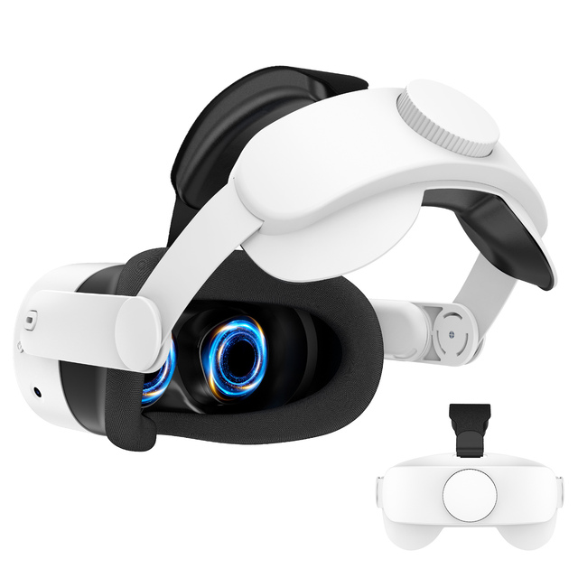 Metaverse Peripheral Accessories Compatible with Meta Quest 3s Gaming Accessories - Elite Wireless Replacement Head Strap