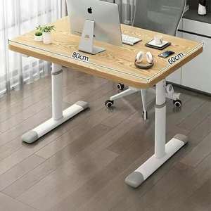 Table de jeu ALINUNU, plusieurs tailles au choix, bureau à levage manuel, bureau d'ordinateur de bureau à domicile, bureau d'apprentissage pour étudiants, bureau à levage - Product Image 6