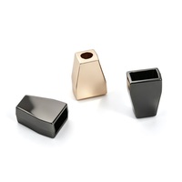 Embout de cordon en métal doré, embout de cordon de serrage en alliage de zinc, logo personnalisé, durable, pour cordons de sweats à capuche, accessoires de vêtements et maillots de bain