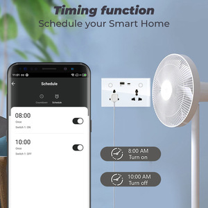 147*86 Reino Unido UE EE. UU. Smart Zigbee Tuya Universal doble toma de corriente con 2 USB tipo C PD para Alexa <span class=keywords><strong>Google</strong></span> Alice Smart Socket Remote - Product Image 5