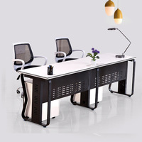 Bureau d'angle en bois à bas prix d'usine Bureau de séparation pour ordinateur Cabines de bureau pour une personne
