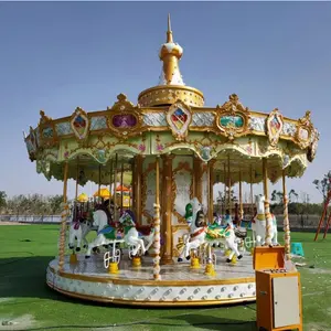 Antique amusement park rides kids best 16 seats carousel rides merry go round ride carousel for sale