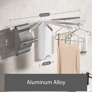 Crochet mural en aluminium pour étendoir à linge, trépied pliable de style poulpe, étendoir à linge - Product Image 2