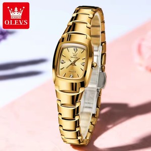   Montres pour femmes 7006, marque haut de gamme, montres originales à quartz, étanches, boîtier et bracelet en acier tungstène, date luminescente - Product Image 1
