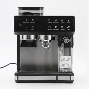 <span class=keywords><strong>Machine</strong></span> <span class=keywords><strong>à</strong></span> <span class=keywords><strong>café</strong></span> semi-automatique avec broyeur intégré, écran tactile, en acier inoxydable, capacité 15+ tasses, chaud/froid - Product Image 3