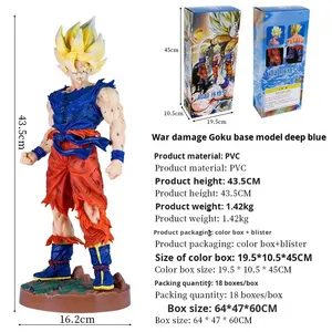 <span class=keywords><strong>Figurine</strong></span> de collection <span class=keywords><strong>Super</strong></span> <span class=keywords><strong>Saiyan</strong></span> KD en gros, modèle de <span class=keywords><strong>figurine</strong></span> d'action Son <span class=keywords><strong>Goku</strong></span> avec base en PVC et effets de combat, première édition - Product Image 2