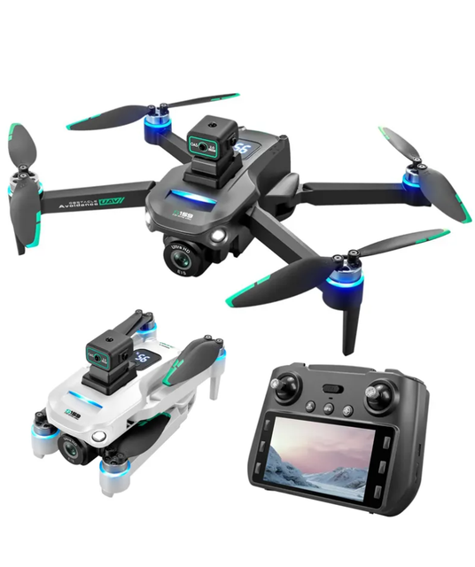 S159 RC Drone GPS 5G Professional 8K HD Aerial Photography Dual-Camera Omnidirectional Obstacle Avoidance Drone with Screen Toys