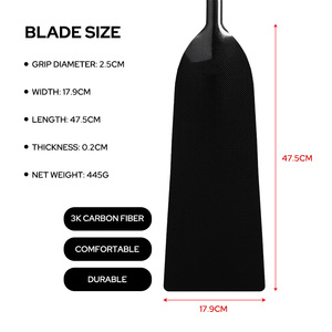 OEM Carbon Fiber <strong>Boat</strong> <strong>Paddle</strong> High Quality Customizable <strong>Size</strong> Pattern Carbon Fiber <strong>Paddle</strong> <strong>Dragon</strong> <strong>Boat</strong> <strong>Paddle</strong> - Product Image 4