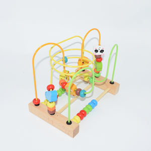 <span class=keywords><strong>Grand</strong></span> jouet de Puzzle de perle de marche pour enfants <span class=keywords><strong>en</strong></span> <span class=keywords><strong>bois</strong></span> bébé coordination œil-main jouet de perle labyrinthe multi-activités - Product Image 1