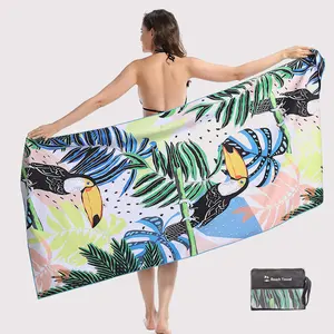 Luxurious Oversized Jacquard Double Woven Velour Beach Towel for Gril