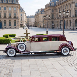 Cercueil électrique de luxe sur mesure pour funérailles, voiture funéraire rétro antique de haute qualité, prix de la voiture-cercueil - Product Image 1