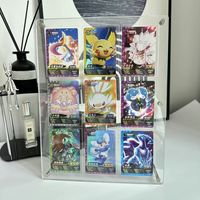 Support de présentation en acrylique transparent personnalisable pour cartes à collectionner, cartes de baseball, cartes à collectionner TCG, cartes à collectionner Pokémon