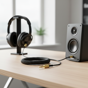 Câble audio de remplacement en PVC pour casque <span class=keywords><strong>Marshall</strong></span> <span class=keywords><strong>Major</strong></span> <span class=keywords><strong>II</strong></span>/III |   Câble pour casque avec micro, conducteur OFC, 3,5 mm mâle-mâle, 1,25 m - Product Image 4