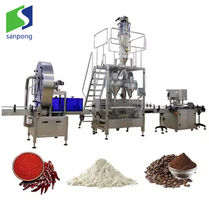 Tự động điền Máy khoan điền Máy bột có thể phụ Cà phê bột Dây chuyền sản xuất máy đóng gói bột - Product Image 1