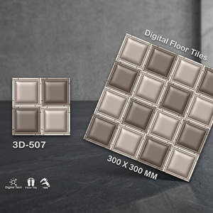 Vistaar Latest 3D Design 12x12 Digital Printed Glazed Ceramic Floor Tiles Ideal for Africa Affordable Price Porcelain <b>Step</b> Tiles - Product Image 1