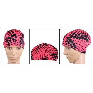 Gorro de natación de tela floral, colorido, unisex, para natación y deportes acuáticos, disponible en varios colores - Product Image 5