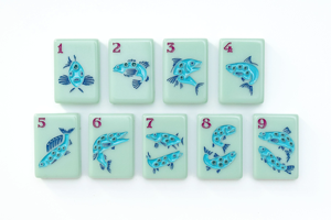 กระเบื้องมาห์จงอะคริลิคสีเขียวเซจแบบอเมริกันสุดหรูทันสมัย สีสั่งทำได้ ทนทาน เป็นมิตรกับสิ่งแวดล้อม พับได้ พกพาสะดวก วาดลายด้วยมือ เหมาะสำหรับเป็นของขวัญ - Product Image 6