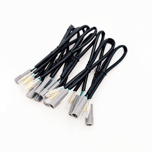 Kit de clignotants LED personnalisés pour <span class=keywords><strong>moto</strong></span>, phare, accessoires d'éclairage universels, <span class=keywords><strong>faisceau</strong></span> de câblage pour Yamaha FZ07 FZ07 MT07 PVC PTFE - Product Image 3
