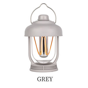 Retro Mini IP44 Waterproof USB LED Camping Lantern 2000mAh Bright Outdoor Essentials Rechargeable Hiking Tent <b>Light</b> Candlelight - Product Image 4