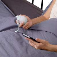 Mini Enceinte Portable Sans Fil 3-en-1 Bluetooth 5.3 avec Boîtier en Plastique, Lumière Respirante et Bruit Blanc pour Entraînement au Sommeil des Enfants