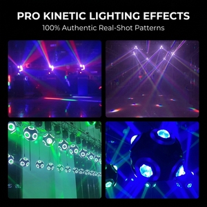 Sistema de Elevación Cinético LED Esférico de 150W con Guincho, Luz Dinámica de <span class=keywords><strong>3</strong></span> Metros para Escenarios Inmersivos y Arte Visual en Discotecas - Product Image 2