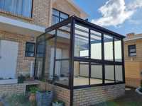 Solarium maison vitrée extérieur en aluminium solariums jardin en verre en aluminium véranda en verre pour solarium