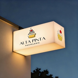 ป้ายไฟ LED โฆษณากลางแจ้งแบบกำหนดเอง ออกแบบได้ตามต้องการสำหรับธุรกิจ ร้านค้า ร้านทำเล็บ ร้านเสริมสวย ร้านกาแฟ - Product Image 1