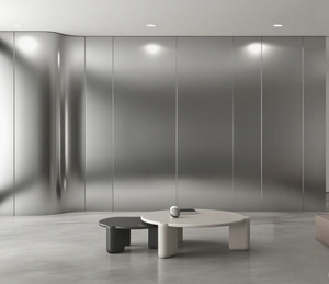 Kết cấu kim loại tích hợp bảng tường PVC-Tấm kim loại tinh thể carbon cho trang trí nội thất trung tâm khách sạn - Product Image 4