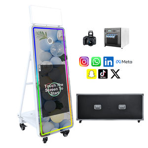 Nouveau Selfie Dslr Photobooth Machine Imprimer Photos Kiosque Miroir Photomaton Avec <span class=keywords><strong>Imprimante</strong></span> et Appareil Photo - Product Image 3