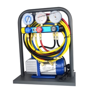 Estación <span class=keywords><strong>de</strong></span> Recuperación y <span class=keywords><strong>Carga</strong></span> <span class=keywords><strong>de</strong></span> Refrigerante HVAC con Manómetro <span class=keywords><strong>de</strong></span> 5 Válvulas, Motor y Bomba con Función <span class=keywords><strong>de</strong></span> Vacío para Reparación <span class=keywords><strong>de</strong></span> <span class=keywords><strong>Aire</strong></span> <span class=keywords><strong>Acondicionado</strong></span> <span class=keywords><strong>de</strong></span> Automóviles - Product Image 3