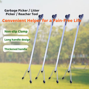 Outil de préhension robuste en acier inoxydable + plastique avec tête de pince en caoutchouc <span class=keywords><strong>prune</strong></span> pour une prise ferme sur les déchets et les objets - Product Image 6