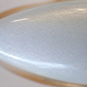 Faux ongles autocollants blancs holographiques en amande, couvrance totale, avec colle, longueur courte à moyenne pour usage quotidien - Product Image 5