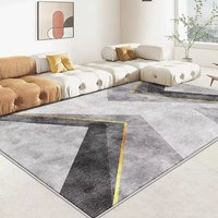 Tapis en polyester à motif géométrique, tapis antidérapant pour la décoration intérieure