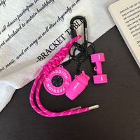 Style coréen Fitness série porte-clés accessoire sac à dos cintre pendentif accessoire pendentif petit cadeau
