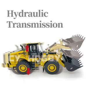 HUINA <span class=keywords><strong>K966</strong></span> <span class=keywords><strong>KABOLITE</strong></span> <span class=keywords><strong>K966</strong></span> 1/16 Modèle de chargeuse sur pneus hydraulique entièrement métallique RC avec moteur sans balais - Product Image 2